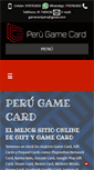 Mobile Screenshot of perugamecard.com